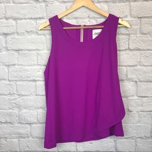 By Smith Tank Top lined asymmetric drape 116.530